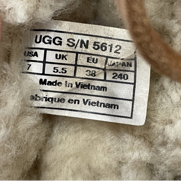 UGG Australia Womens Dakota Suede Slippers Moccasins Gray Sz. 7 - Picture 5 of 5